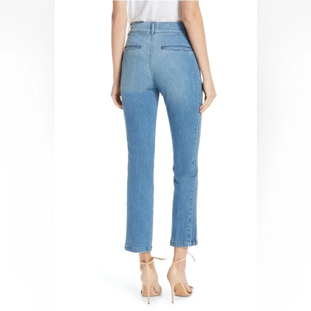 Frame Jeans Parisian Straight Leg Jeans Leon Light Wash Size 24
